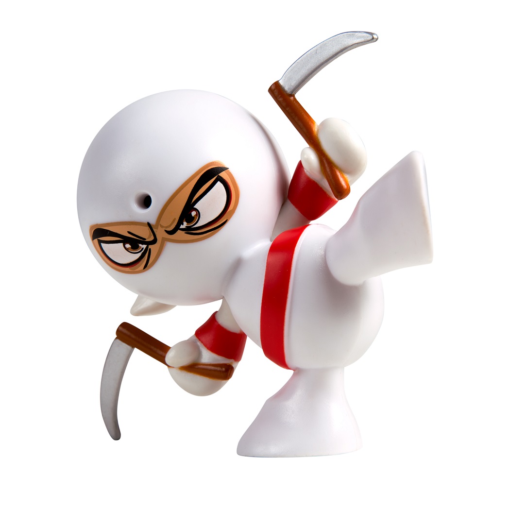 Фигурка ниндзя Сэнсэй Вонь из серии Fart Ninjas, белый, 9 см.  